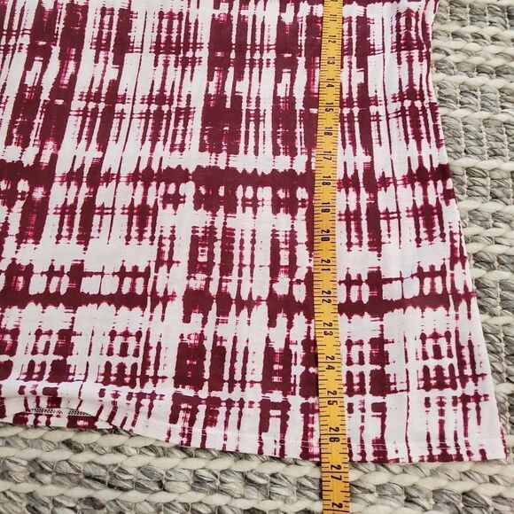 Vince Abstract Print T-shirt Short Sleeve Size L - Picture 8 of 9